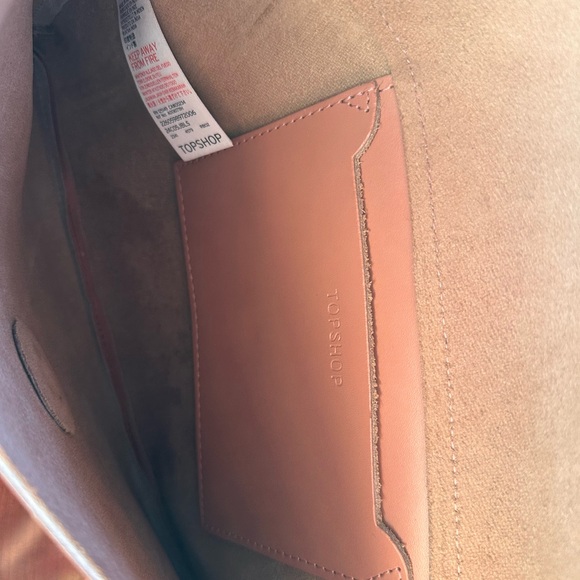 TOPSHOP Leather clutch bag - Picture 2 of 3